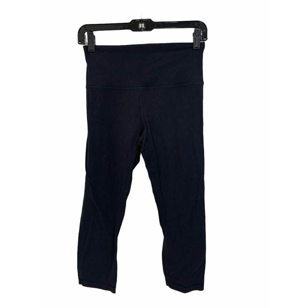 Lululemon Align High-Rise Crop Black Size 6 - Picture 1 of 5